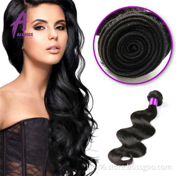 Factory Vendor offers Dropshipping Double drawn Pure Original human hair weave